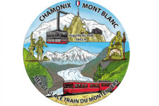 autocollant souvenirs chamonix Mont Blanc
