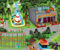 illustration plan du parc Magic park Land