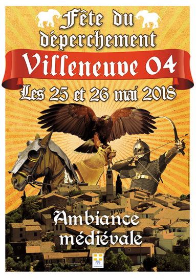 fête médiévale de Villeneuve - Alpes de Haute Provence